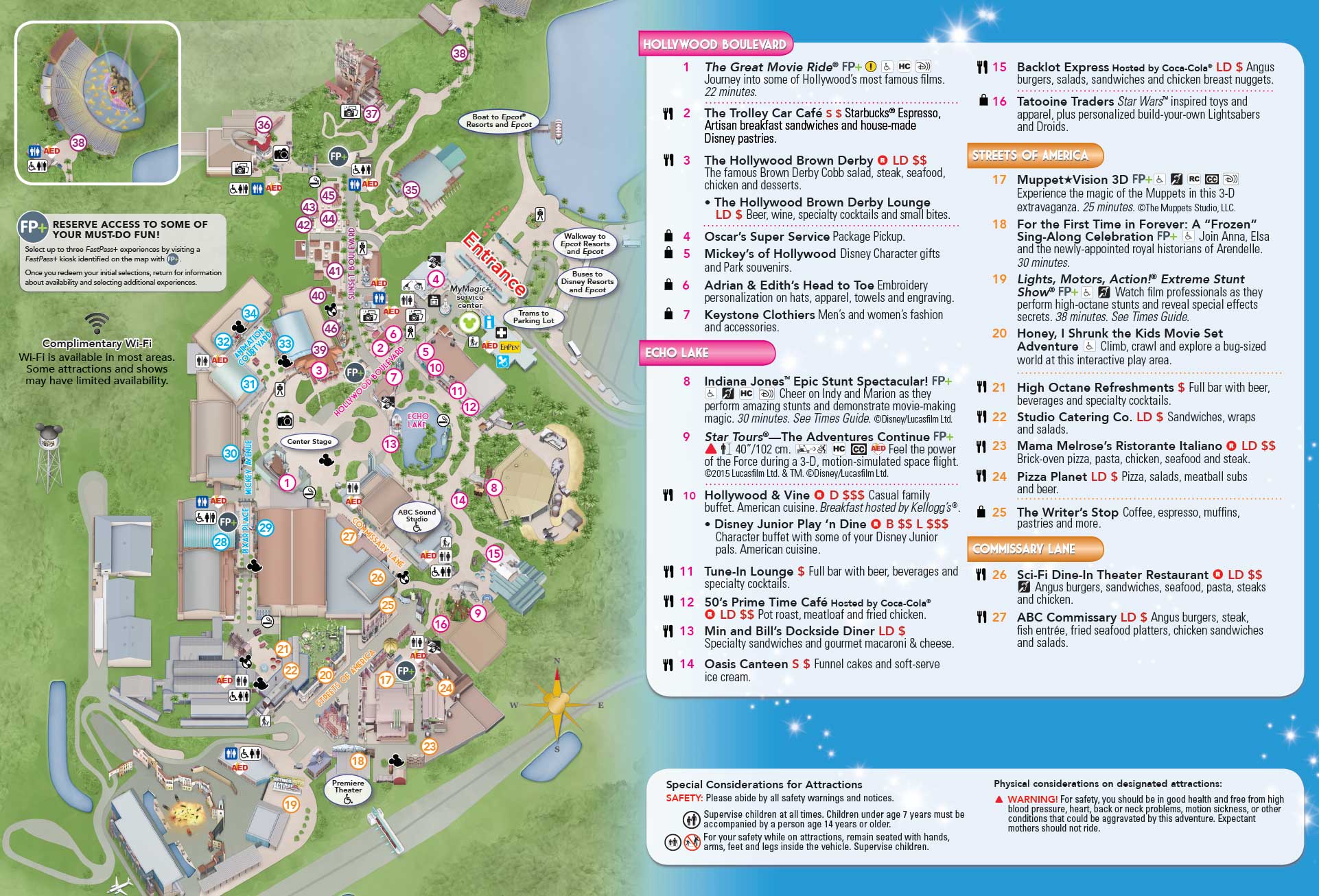 PHOTO - New Disney's Hollywood Studios guide map updated with Center