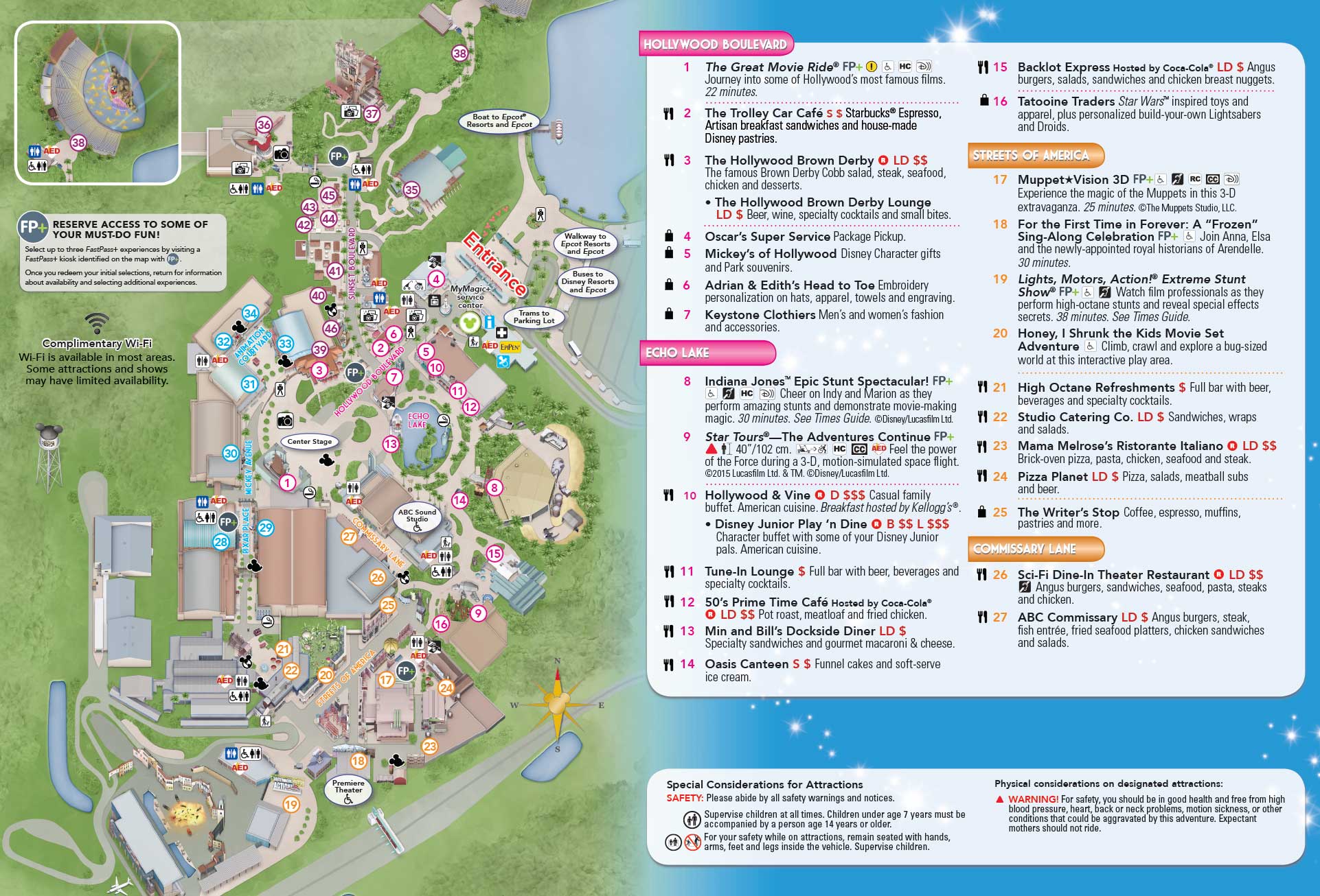 PHOTO - New Disney's Hollywood Studios guide map updated with Center 