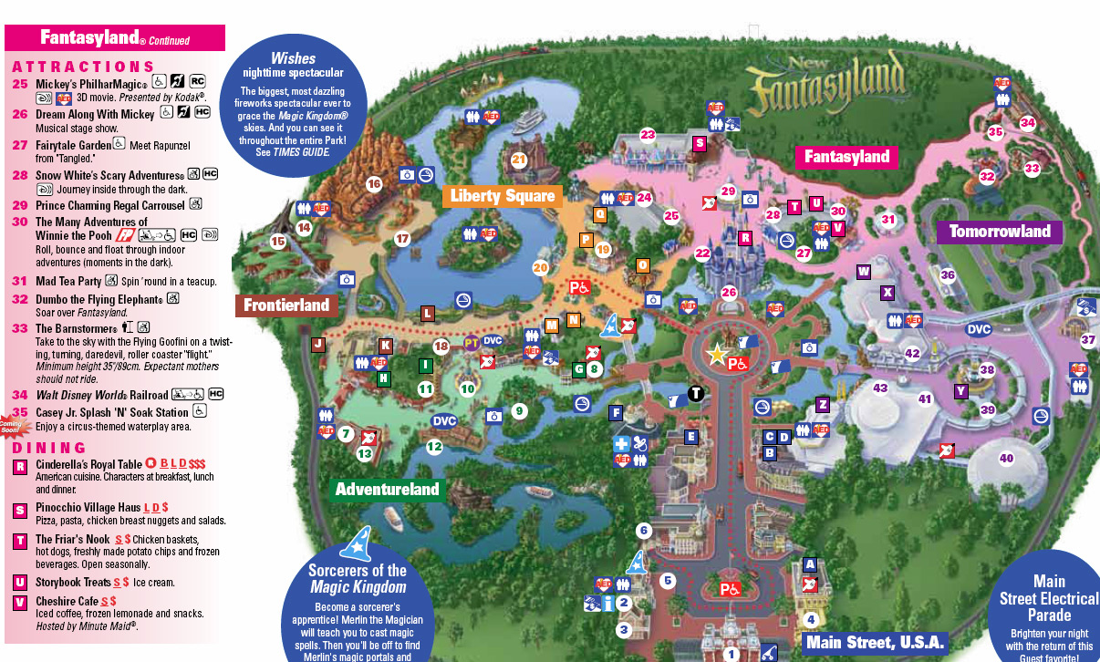 walt disney map magic kingdom