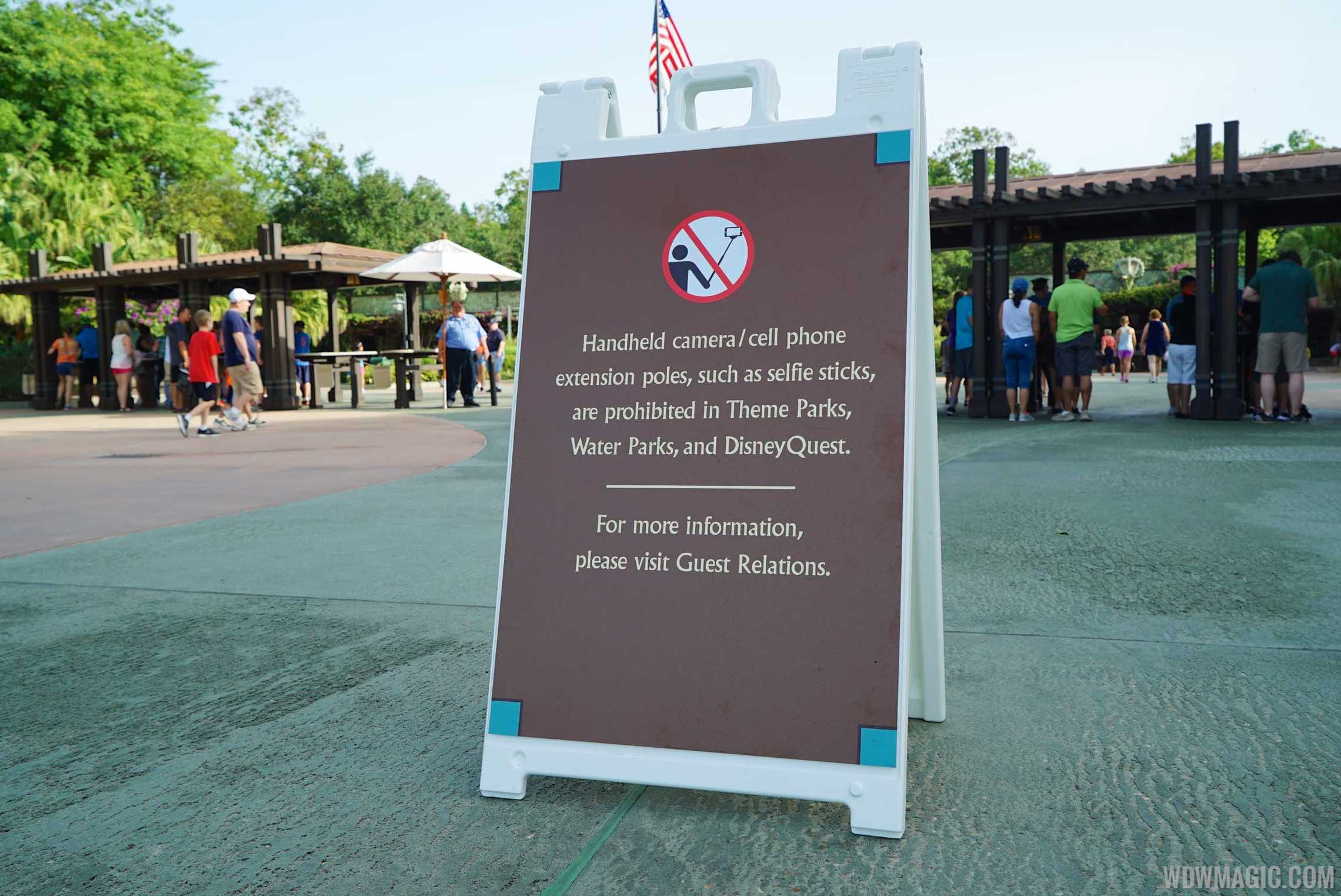 Selfie Stick Ban at Patrick Drago blog
