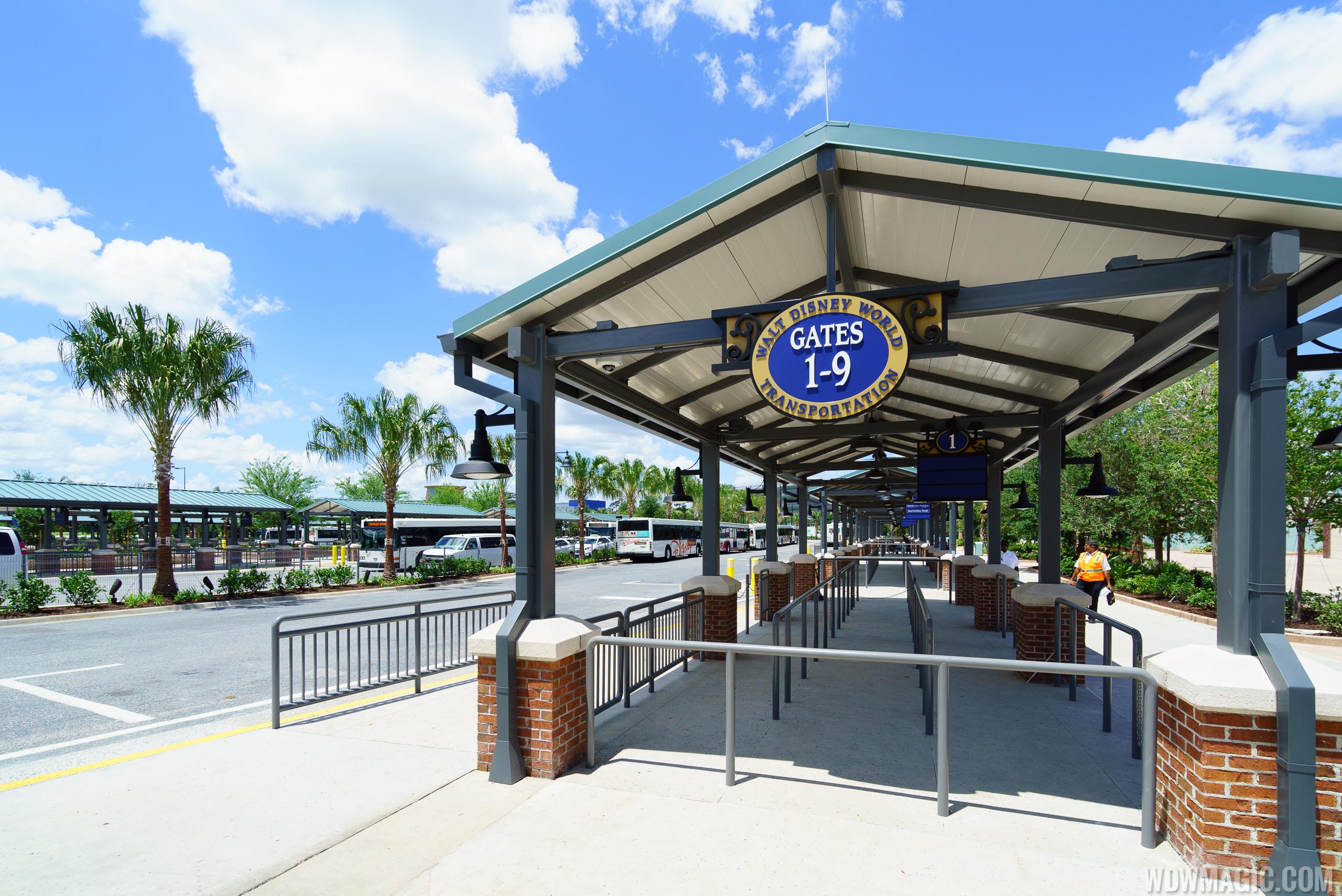 can you park at disney springs and take bus to magic kingdom