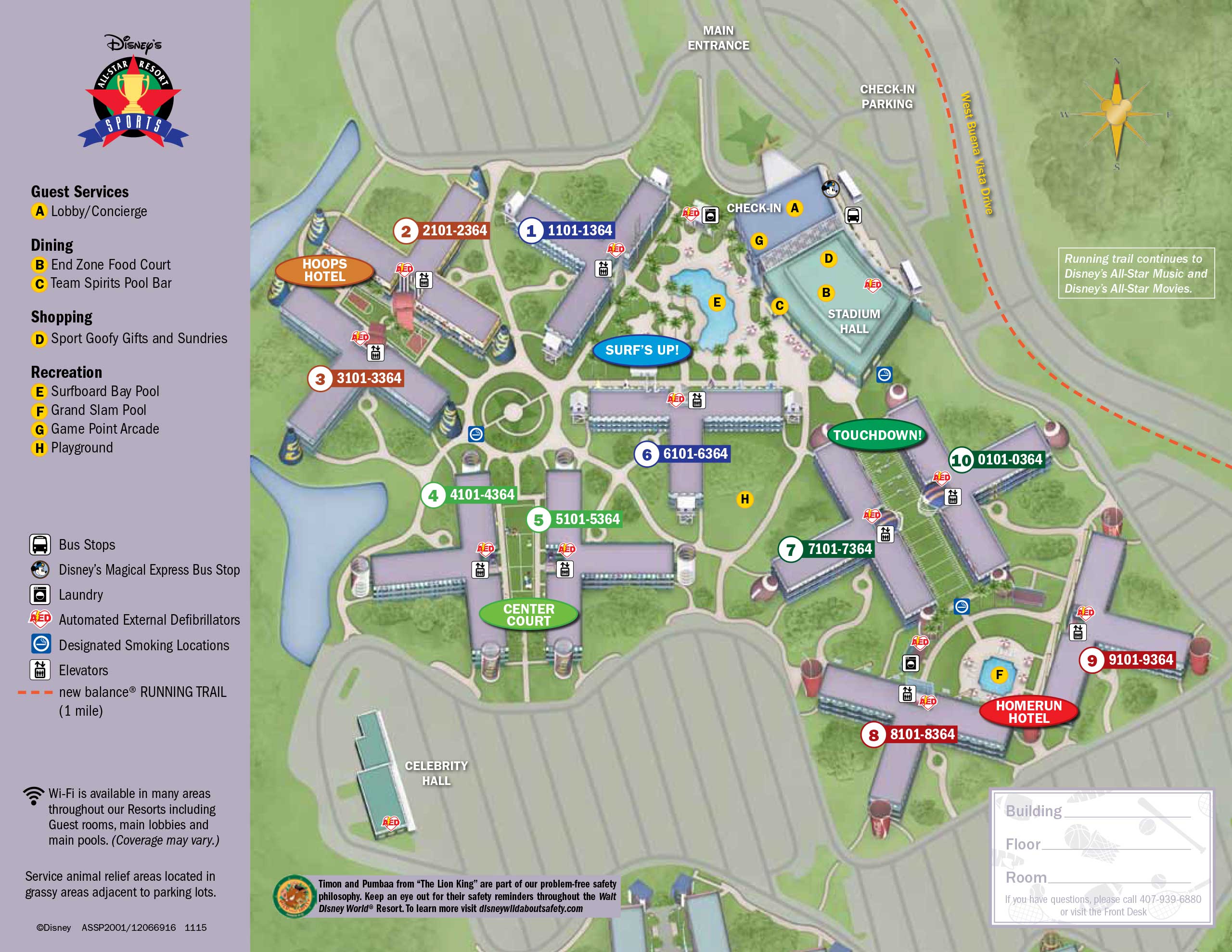 Map Of Disney World Hotels