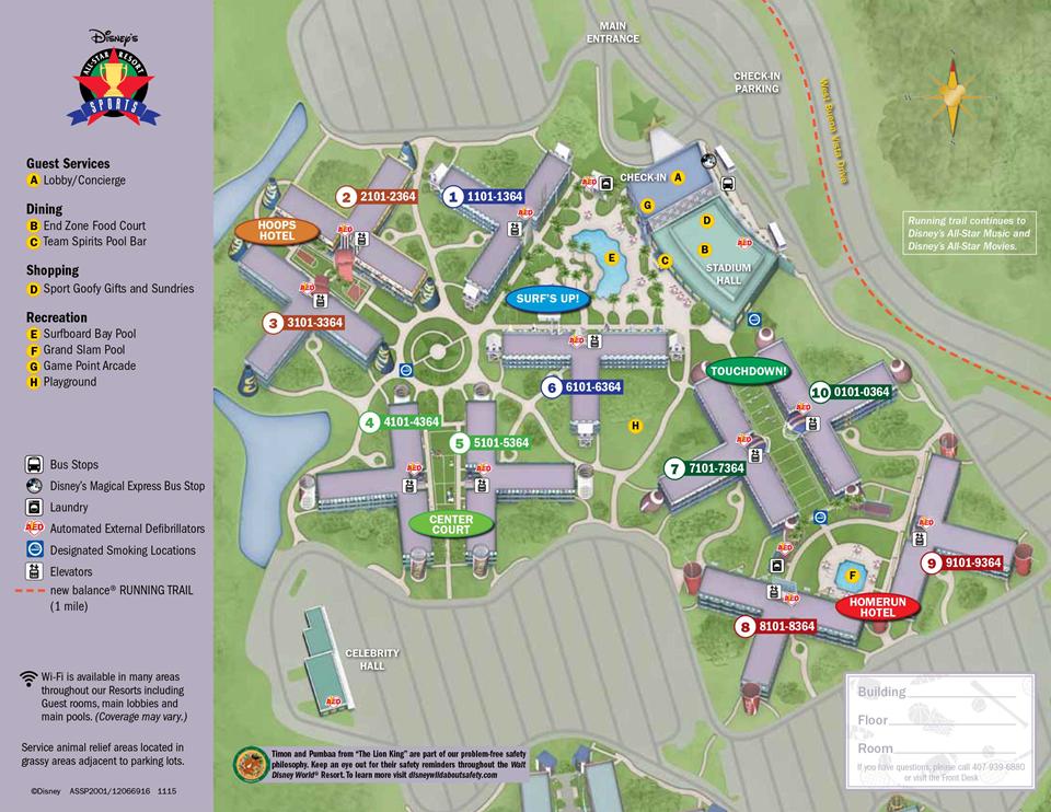 Map Of Disney World Hotels Map Of Disney World Hotels