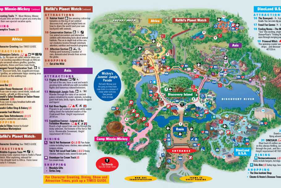 Disney World Property Map