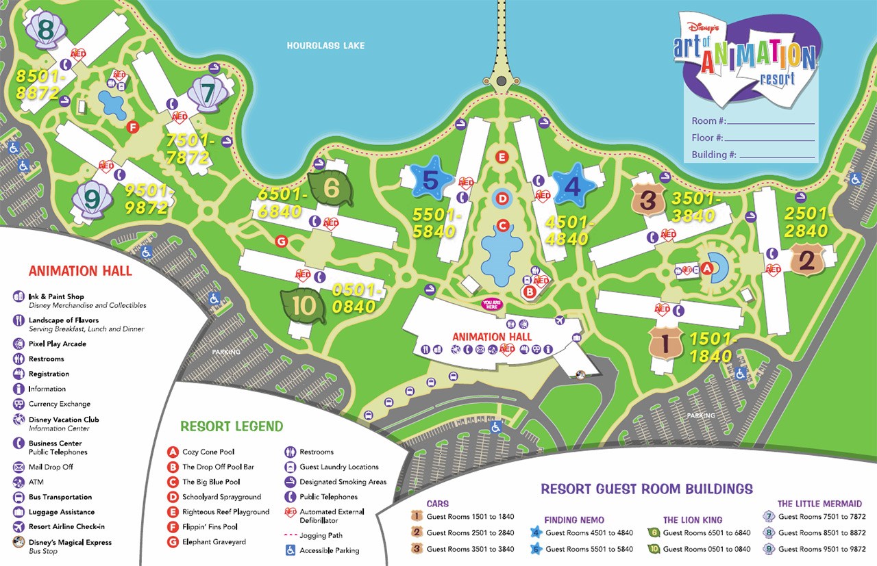 Disney’s Art of Animation Resort map - Photo 1 of 1